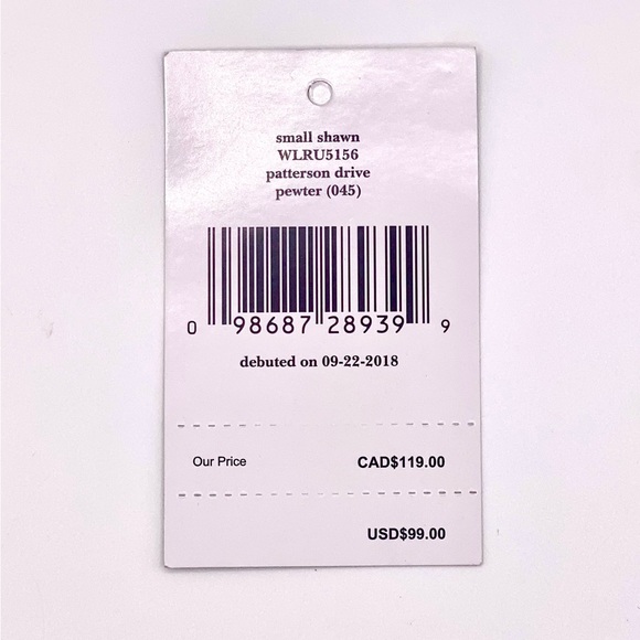 KATE SPADE *NWT*  Patterson Drive Small Shawn Wallet - Pewter - Picture 10 of 10